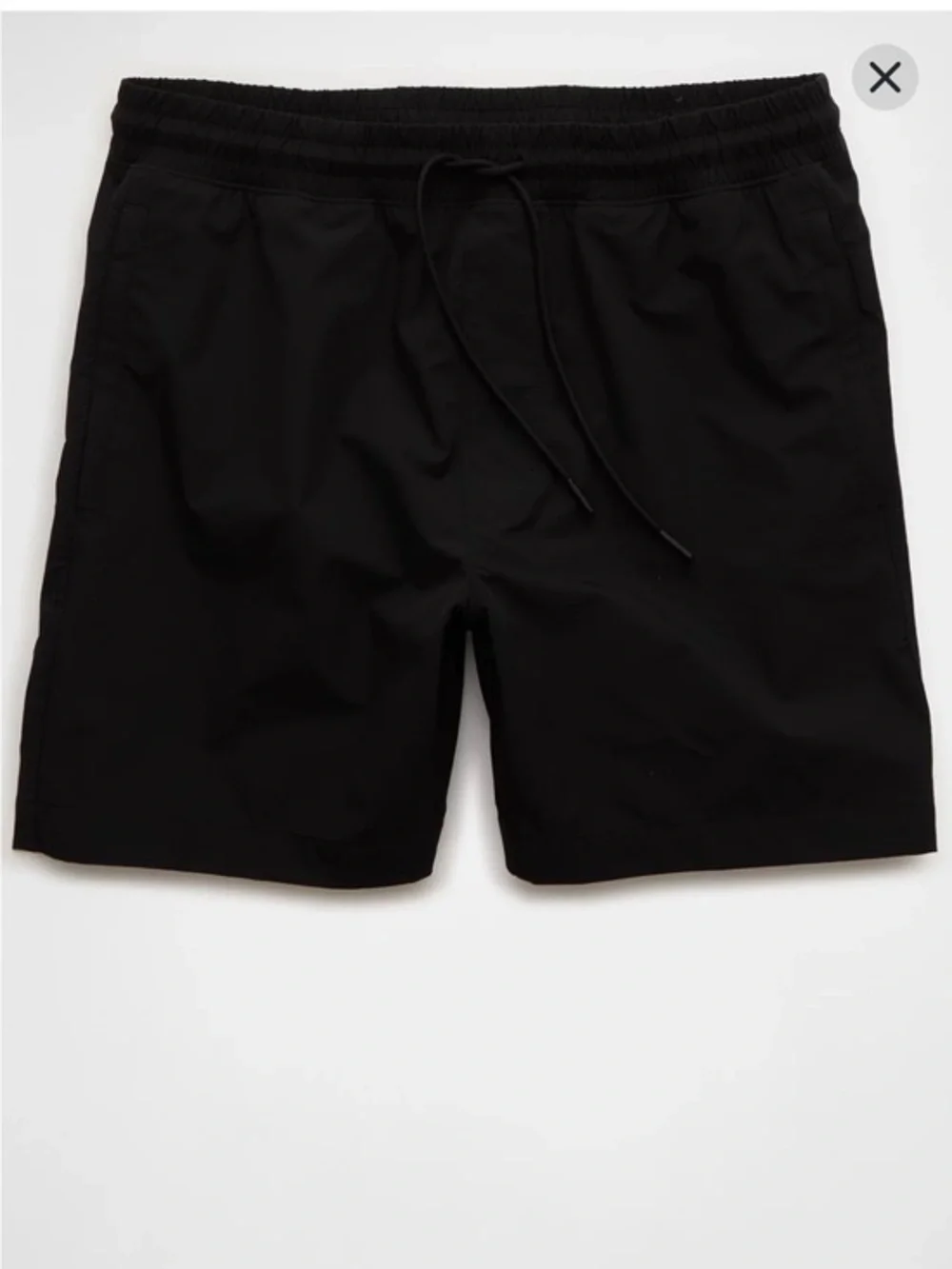 NWT AE Mens Black 24/7 Tech Shorts